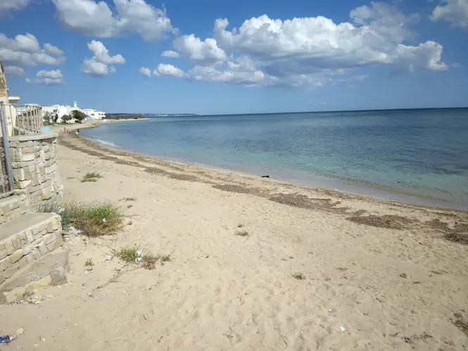 Panorama della costa di Torre Pali tra mare e natura